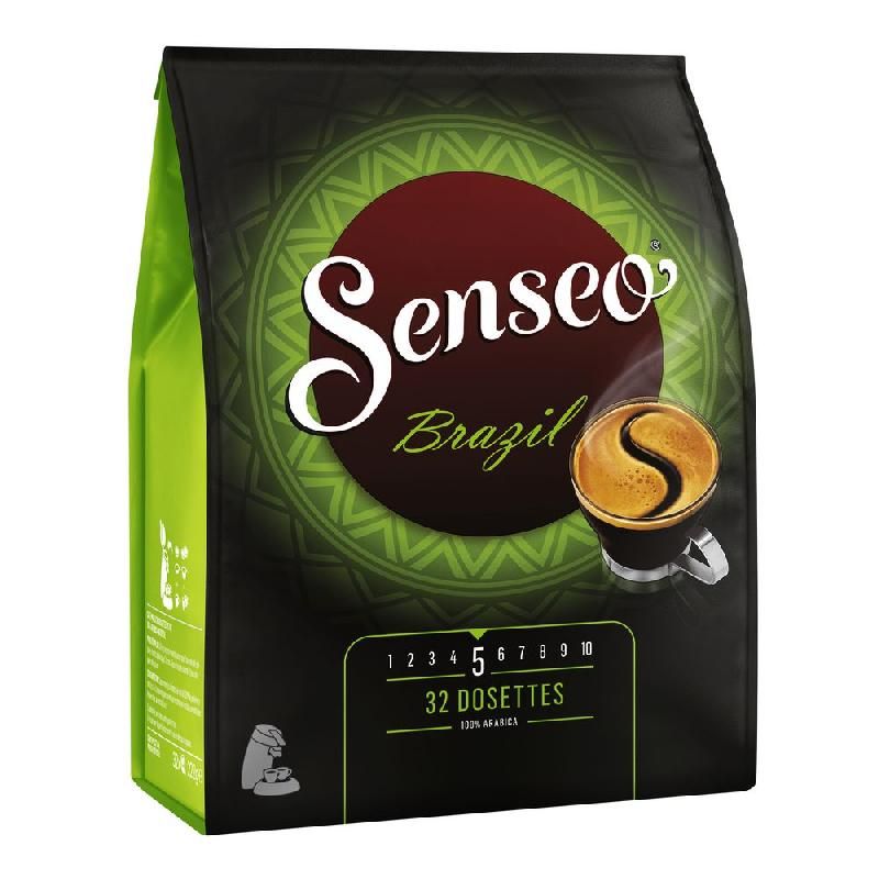 36 dosettes de café Senseo Brazil - Café en dosette, en capsule