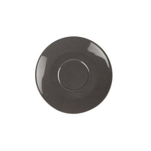 SOUCOUPES POUR TASSES EN PORCELAINE GRISES OLYMPIA - LOT DE 12