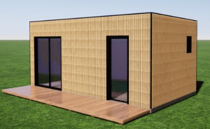 Studio de jardin - kit&a - 18,60 m² en kit_0