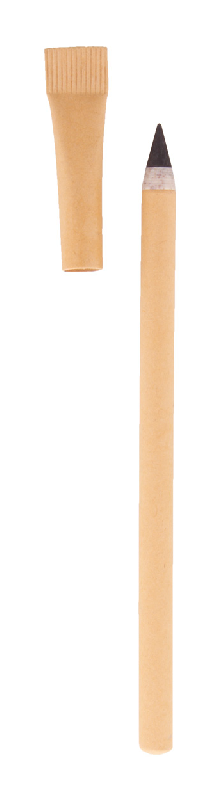 Stylo sans encre - longue durée en papier recyclé avec capuchon coloré et pointe en alliage métallique effaçable_0