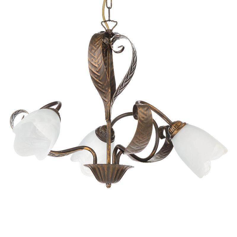 ONLI SUSPENSION SONIA À 3 LAMPES, BRONZE