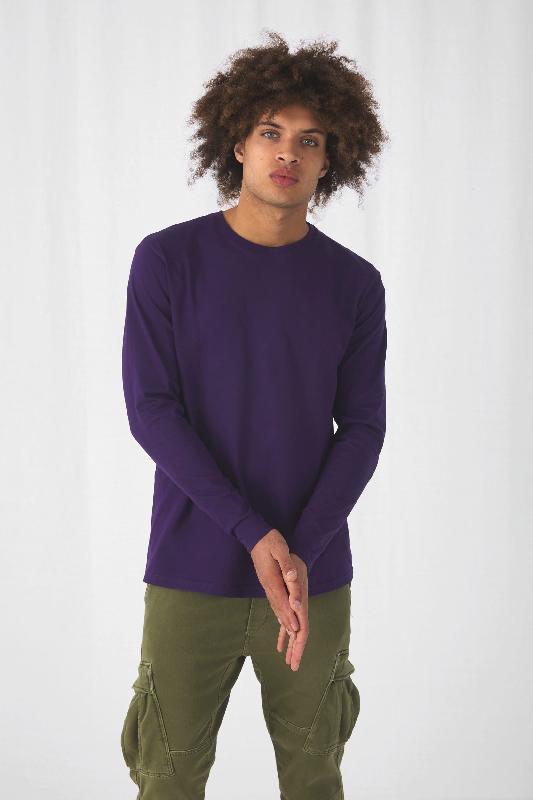 T-shirt homme manches longues - 100% coton pré-rétréci - Réf: CGTU07T - B&C_0