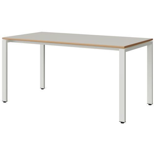 TABLE MALIBU 160X80 T6 SOUDÉ STR ALAISÉ BLC SE W911/BLC 9016