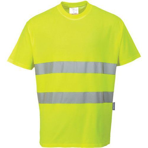 T-SHIRT HAUTE-VISIBILTIÉ COTON S172 JAUNE XS - PORTWEST