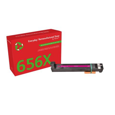 TONER REMANUFACTURÉ MAGENTA EVERYDAY™ DE XEROX COMPATIBLE AVEC HP 656X (CF463X), GRANDE CAPACITÉ - TONER COMPATIBLE