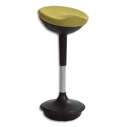Alba haut tabouret stooly move up vert anis, base lestée à bascule, réglable en hauteur, assise d35 cm_0