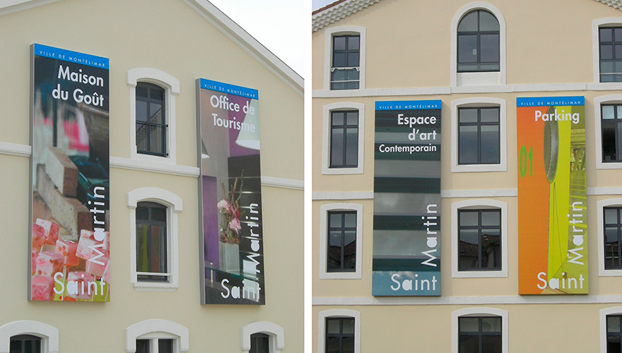 Banderole tendue sur châssis - Publicité extérieure résistante et esthétique par PANO Nice ouest_0