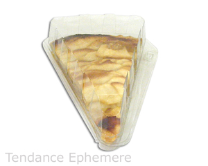 Barquette alimentaire blister part de tarte cristal 162 x 135mm  ref. Produit : bptacr162a90_0