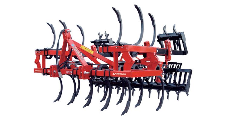 Caq-cqp - cultivateur agricole Angeloni - poids 130 à 800 kg - dents élastiques carrées et accessoires réglables_0
