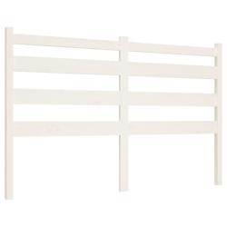 Décoshop26 - Tête de lit accessoire couchage chambre à coucher meuble 126 x 4 x 100 cm bois de pin blanc TDL0203916 - blanc 3000720588007_0