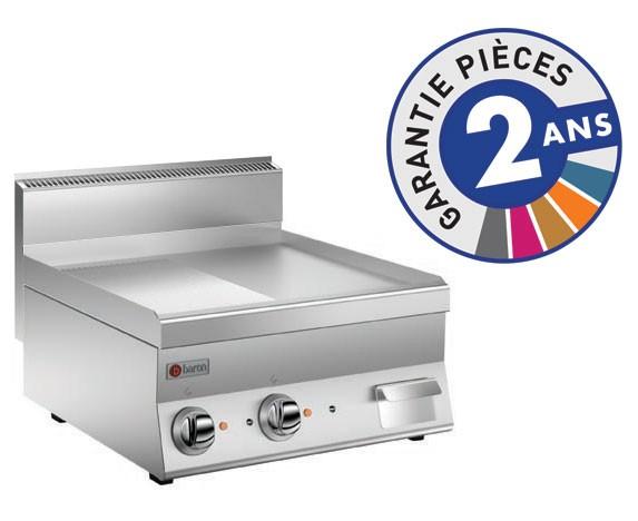 Grillade électrique - plaque demi lisse et rainurée 33 dm² - Gamme 650 - Baron 60FTE620_0