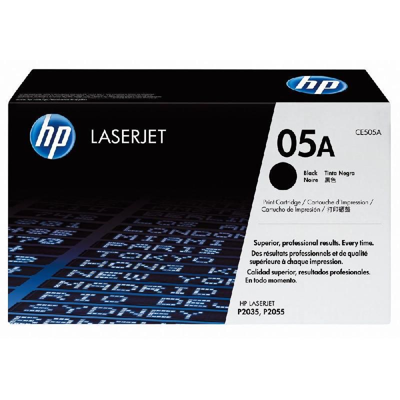 HEWLETT PACKARD TONER ORIGINAL 05A (CE505A) - COULEUR: NOIR