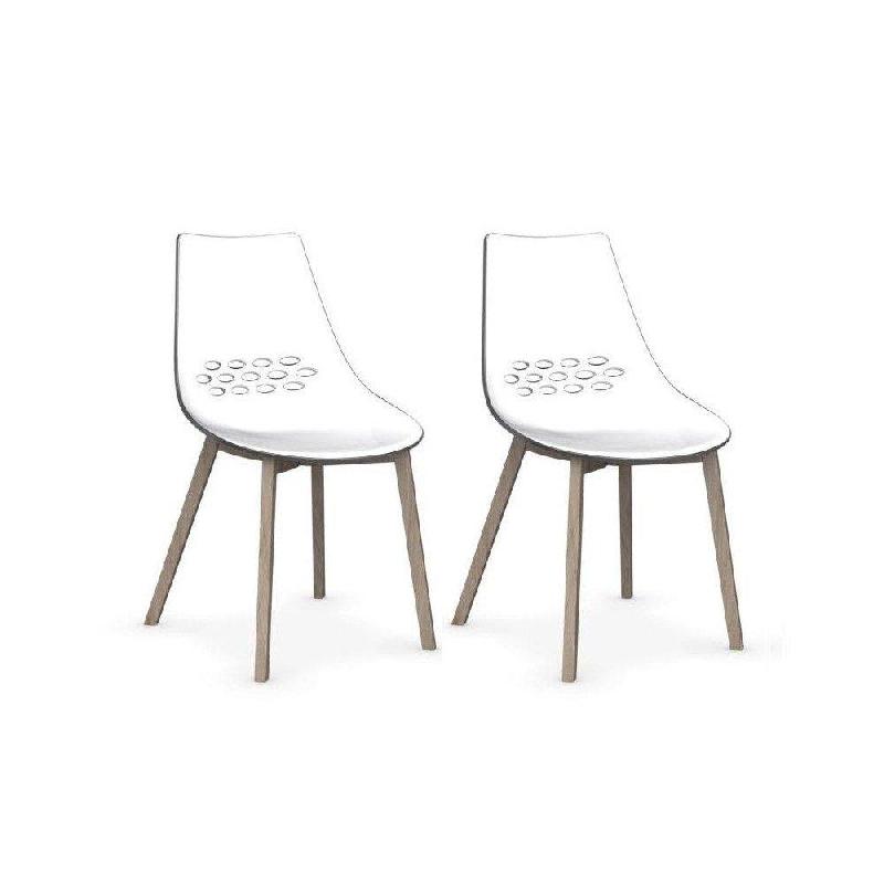 LOT DE 2 CHAISES JAM W  TRANSPARENT PIÉTEMENT FRÊNE NATUREL_0