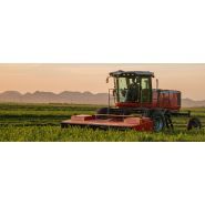 Mf wr 9800 - faucheuse andaineuse - agco distribution sas - puissance maxi. En cv (kw) : 137 (102) à 225 (168) - capacité : 4400 à 6600 cm3_0