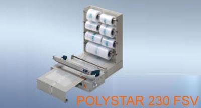 Soudeuse semi-automatique Polystar 230 FSV - commande au pied - longueur de soudure 250 mm - pour feuilles PE jusqu’à 2 x 0,25 mm_0