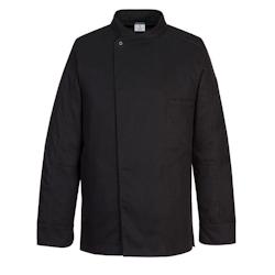 Portwest - Veste de Chef manches longues confortable et déperlant SURREY Noir Taille 2XL - XXL noir 5036108354887_0