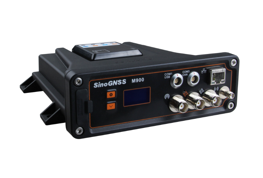 RTK M900 - Récepteur GNSS compact et robuste, multi-constellation, à faible latence, IP68, double antenne et mémoire 8G_0
