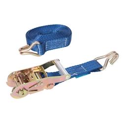 Sangle d'Arrimage avec Crochet en J 6 m x 38 mm – Testée à 1 000 kg, Rupture à 2 000 kg - Silverline - jaune 5060012965686_0
