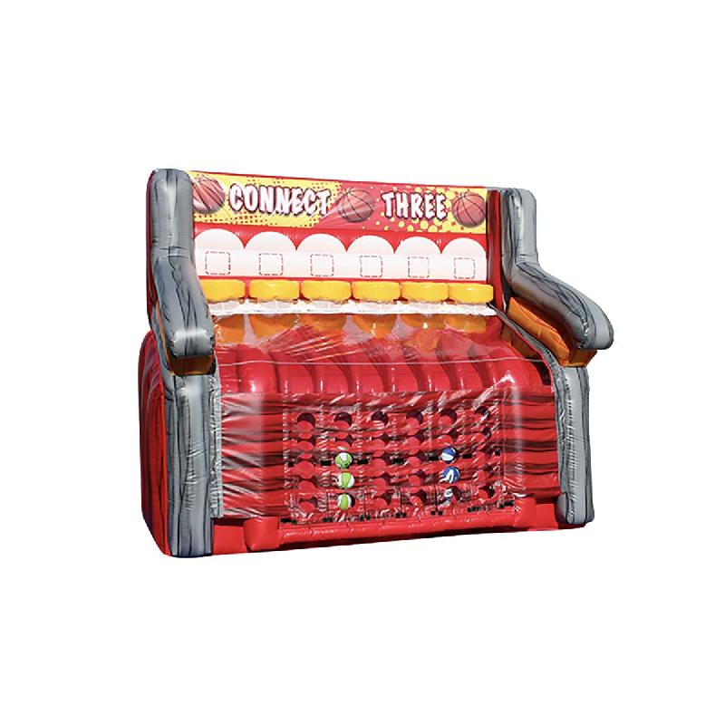Speed basket gonflable - Réf. SP29-CH - Jeu sportif sécurisé pour enfants, dimensions 4,5x2,4x4,2m_0