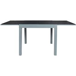 Table de jardin extensible en métal Haria 80 x 80 x 75 cm The Home Deco Factory - gris 3664944574439_0