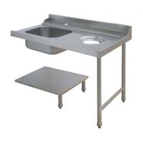 Table paniers 500 x 500 ou 600 x 500 de prélavage pour machines - 80208_0