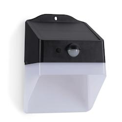 Applique murale solaire Noir 2W 220 Lm Détecteur de mouvement IP65 ASLO - noir 5604612741754_0