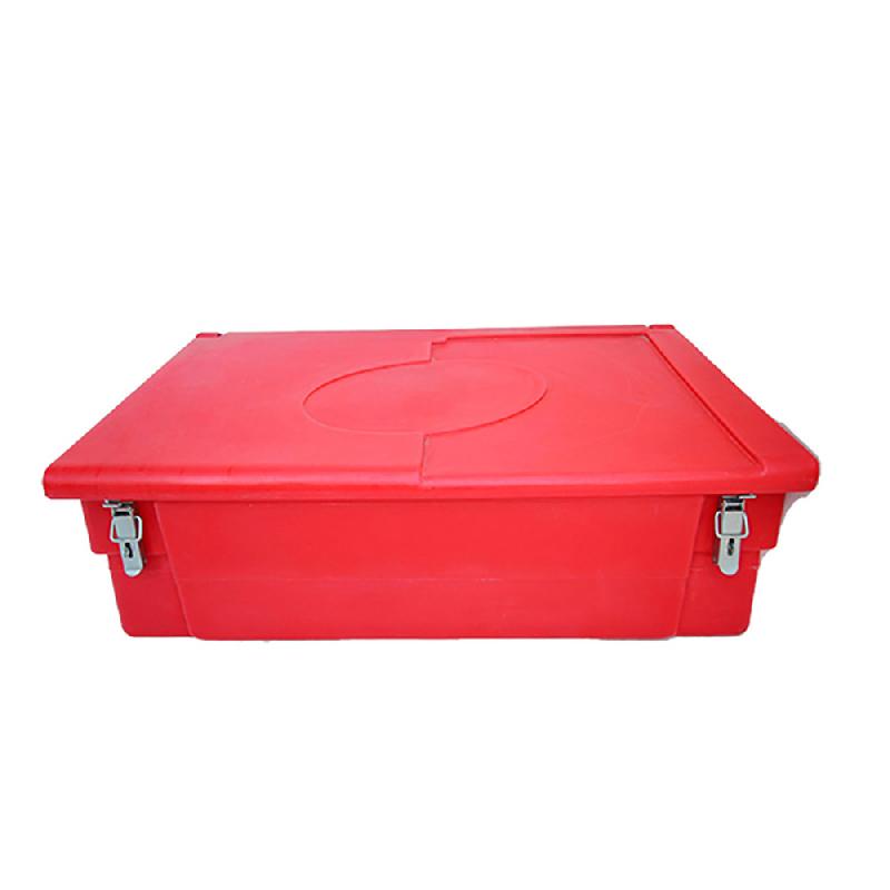 Bac à sable 100L avec pelle et grenouillères cadenassables - Polyéthylène haute densité - Marque Plast'Up Rotomoulage_0