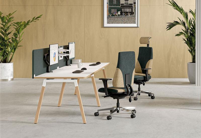 Bureau bois design fabriqué en France - 140-cm,noir_0