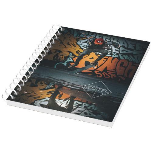 Cahier Desk-Mate® à spirale A6 avec couverture PP anti-déchirure et imperméable - 50 feuilles vierges 80g/m²_0