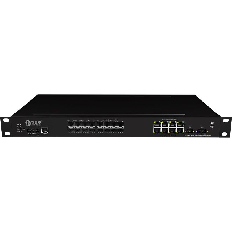 Commutateurs - switch - JAI-MIGS1608-1U - 16 * 1000Base-X + 8 * 10/100/1000Base-T - Ethernet industriel géré_0