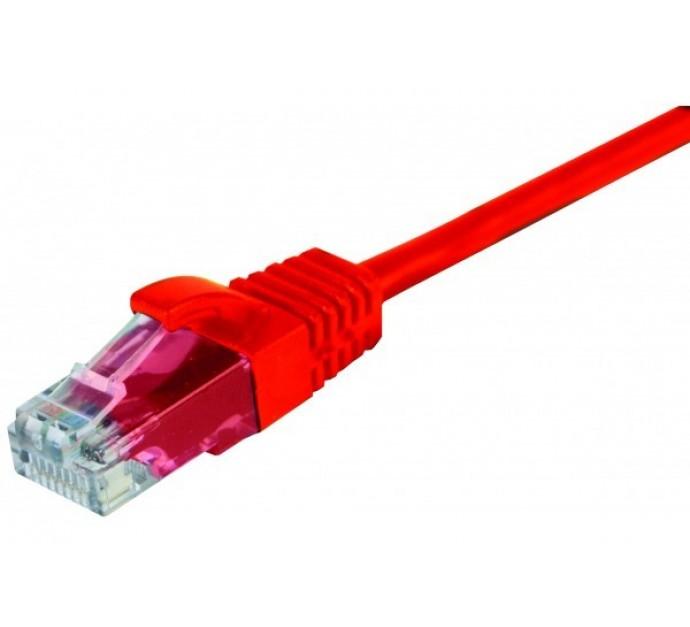 Cordon rj45 catégorie 5e u/utp snagless rouge - 3 m 973024_0