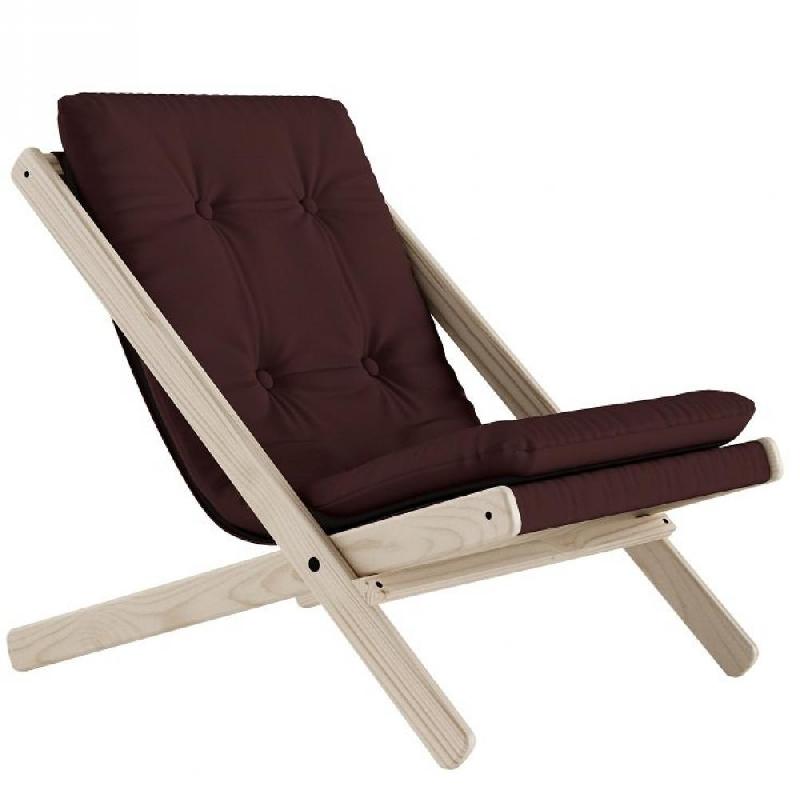 FAUTEUIL FUTON BOOGIE HÊTRE MASSIF COLORIS MARRON_0