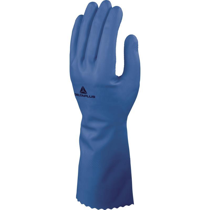 Gant de protection chimique latex/nitrile chloriné - VE470 - longueur 30 cm, épaisseur 0,45 mm_0