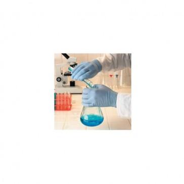 Gant de protection chimique TNT 92-670 bleu T8,5-9 - boîte de 100 - nitrile, non poudré, finition adhérisée_0