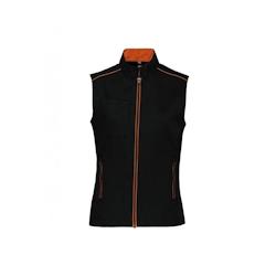 Gilet DayToDay femme WK. Designed To Work noir|orange T.S WK Designed To Work - S polyester 3663938188614_0
