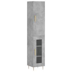 Helloshop26 - Buffet bahut commode armoire meuble de rangement organisateur cuisine salle de séjour salon haut 34,5 x 34 x 180 cm 02_0034410 - 300021_0
