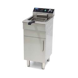 Maxima Friteuse – 16 L – 1 panier – avec robinet de vidange et support – 230 V - 3701117763921_0