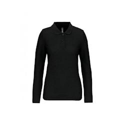 Polo manches longues femme WK. Designed To Work noir T.M WK Designed To Work - M noir polyester 3663938186153_0