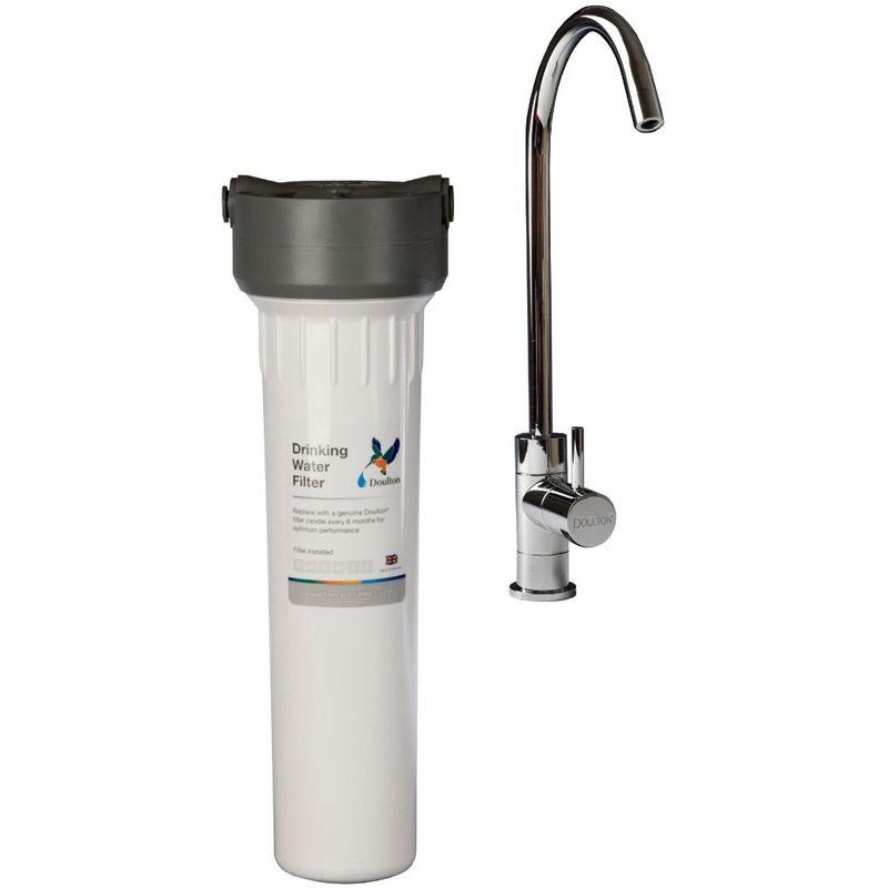 PURIFICATEUR D'EAU DOULTON HIP SOUS ÉVIER AVEC CARTOUCHE ULTRACARB ET ROBINET EAU PURE CERTIFIÉ NSF