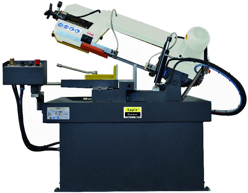 Scie à ruban semi-automatique avec étau hydraulique - E-BS 230 DGH - coupe gauche/droite avec variateur 35-70 m/min_0
