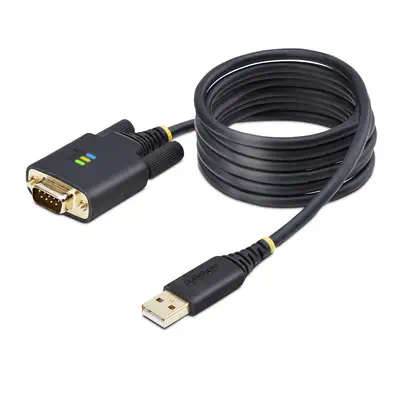 StarTech Cble Série Null Modem vers USB de 2m, Rétention_0