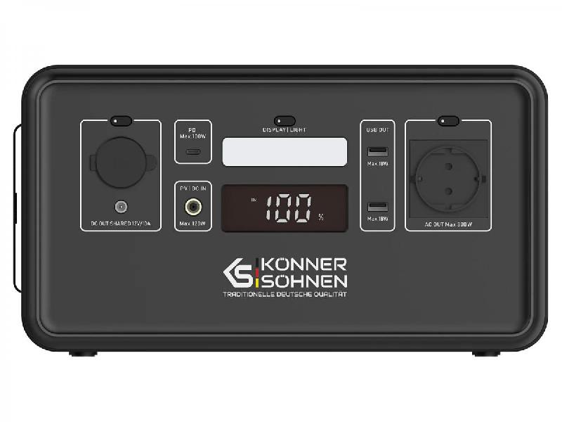 Station d'énergie portable LiFePO4 500 W - Könner & Söhnen - KS 500PS - Batterie 448 Wh_0