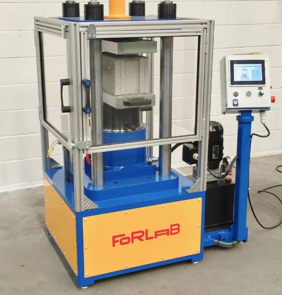 Machine de test de compression pour échantillons de béton, blocs et pavés - FORLAB C150T_0