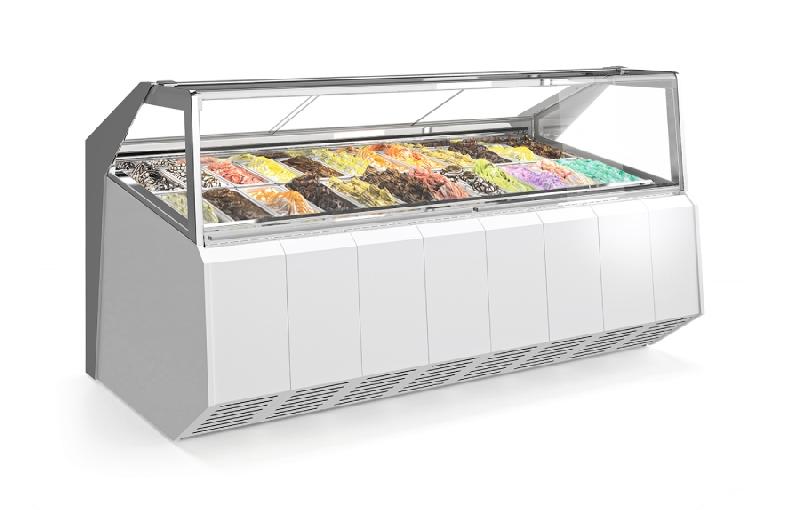 Vitrine à glaces Pura - Exposition et conservation innovante - Modèles pour 12, 18 ou 22 cuvettes_0