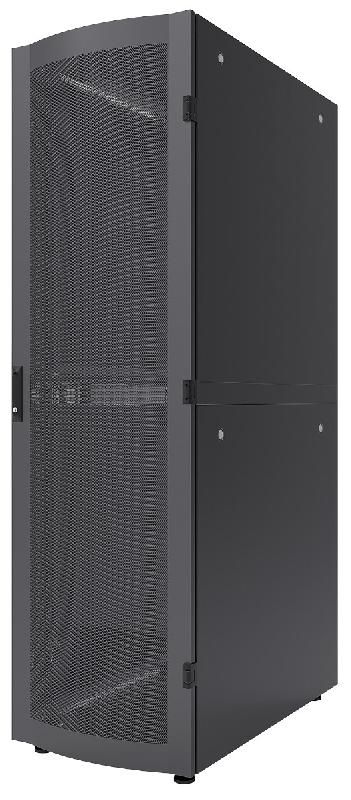 Baie serveur 19 pouces MHT254 avec porte perforée - 42U - 1200 (P) x 600 (L) x 2028 (H) - flatpack - noir - Bravour®_0