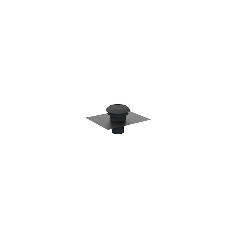 Chapeau de toiture plastique design d raccordement 150160 mm couleur ardoise_0