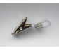 Clips pour badge - Attache plastique - GBC - Pince crocodile - Boîte de 100 pièces_0