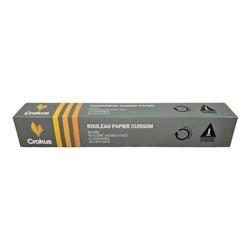 CROKUS Papier cuisson blanc 41 gr siliconé double face - 38 cm x 50 m (12 unités) - blanc C123476_0