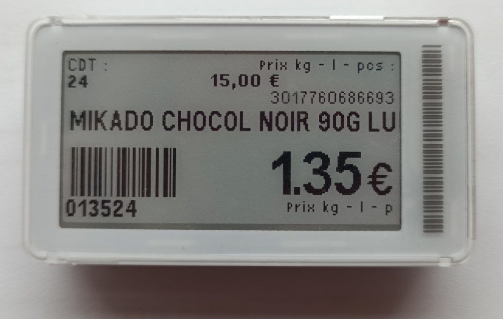 Etiquette electronique tout commerce e-paper 210_0