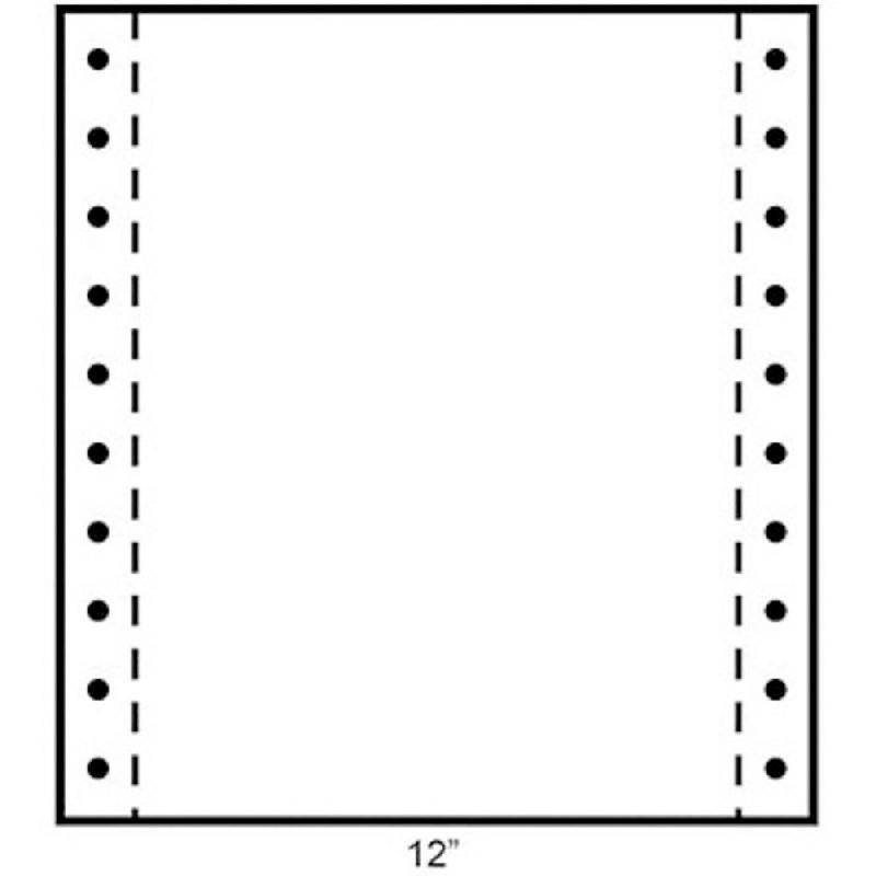 EXACOMPTA EXACOMPTA PAPIER LISTING 240 X 305 MM  BLANC 56+53+57G/M² CARTON DE 1000 FEUILLES